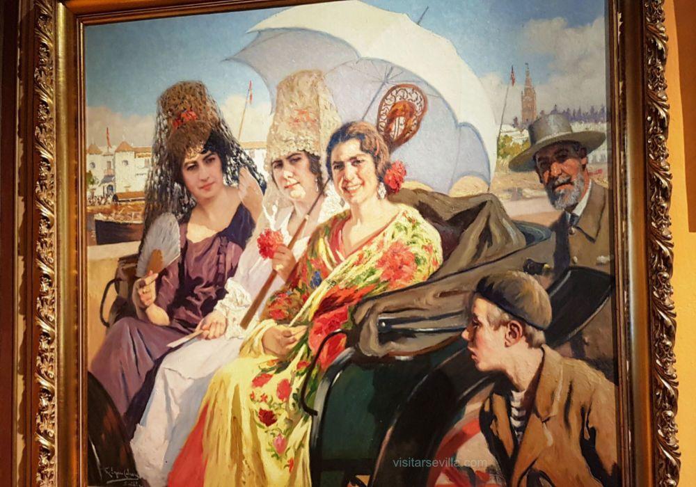 «Paseo por la calle Betis» de López Cabrera. «Paseo por la calle Betis» de López Cabrera.